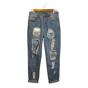 NASTY Gal Jeans Women's Size 6 Distressed Denim Light Wash